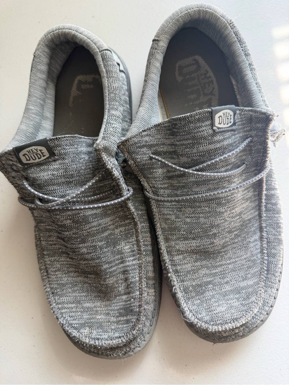 Hey Dude Casual Slip-On Loafers in Heather Gray